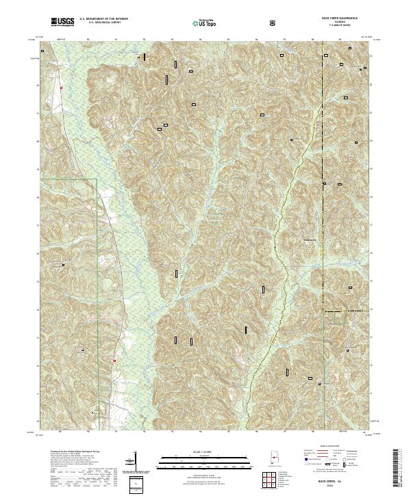 USGS Topographic Map – Buck Creek