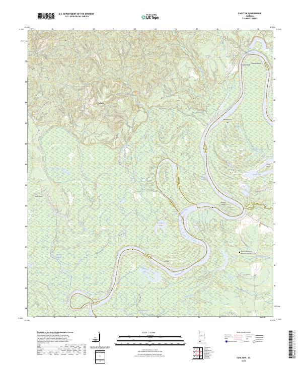 USGS Topographic Map – Carlton