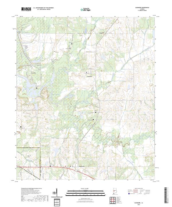 USGS Topographic Map – Casemore