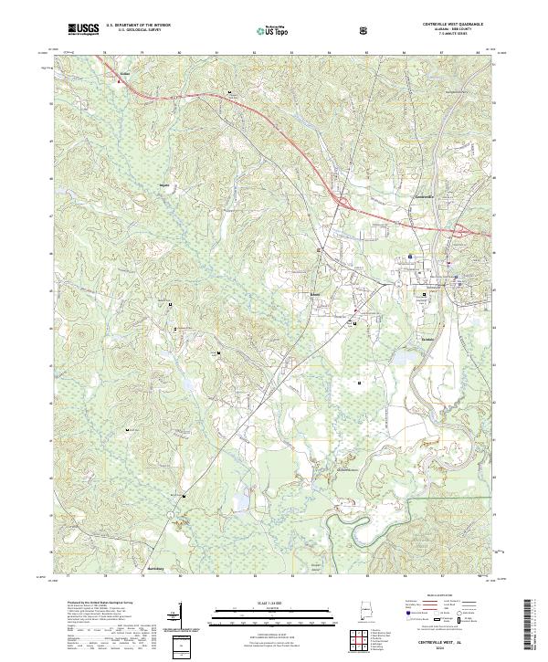 USGS Topographic Map – Centreville West