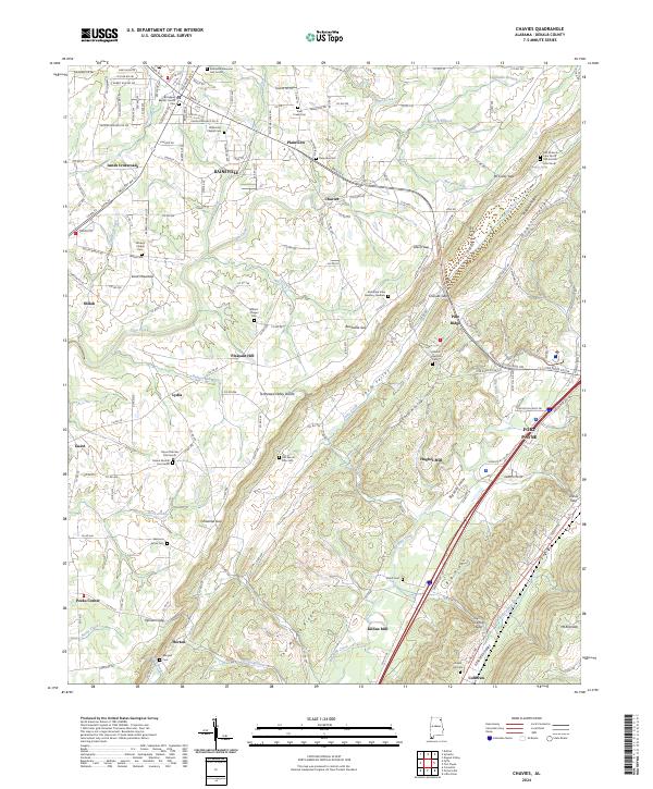 USGS Topographic Map – Chavies
