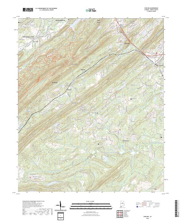 USGS Topographic Map – Chelsea