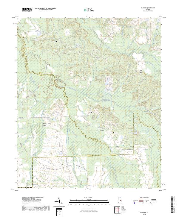 USGS Topographic Map – Chesson