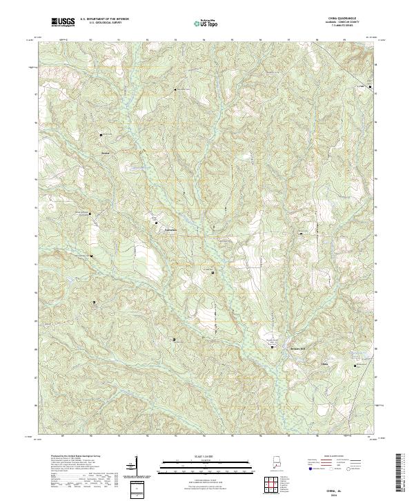 USGS Topographic Map – China