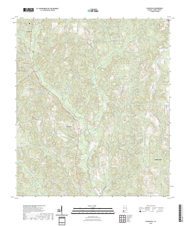 USGS Topographic Map – Chunchula