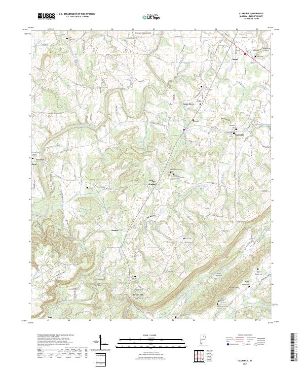 USGS Topographic Map – Clarence