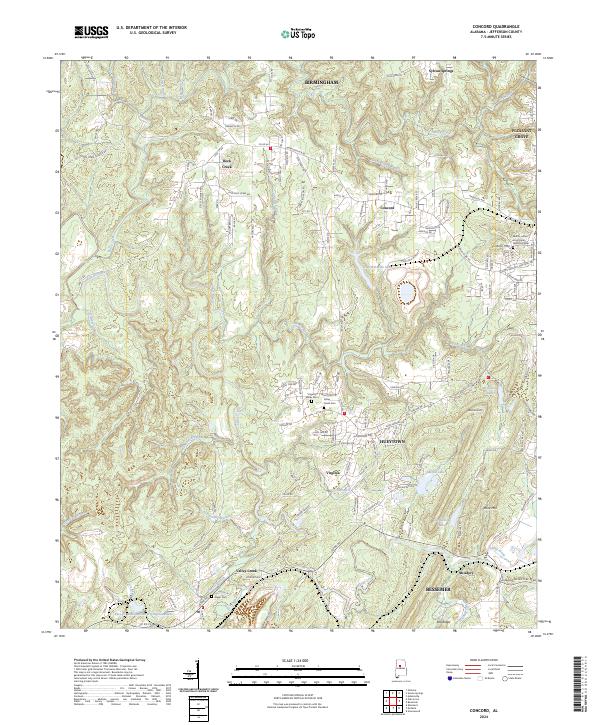 USGS Topographic Map – Concord