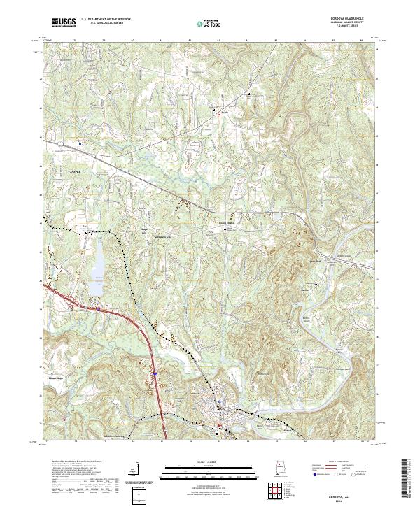 USGS Topographic Map – Cordova