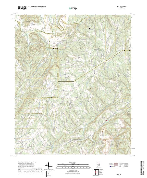 USGS Topographic Map – Creel