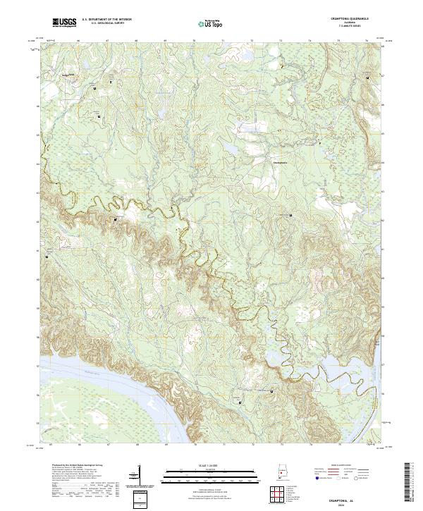 USGS Topographic Map – Crumptonia