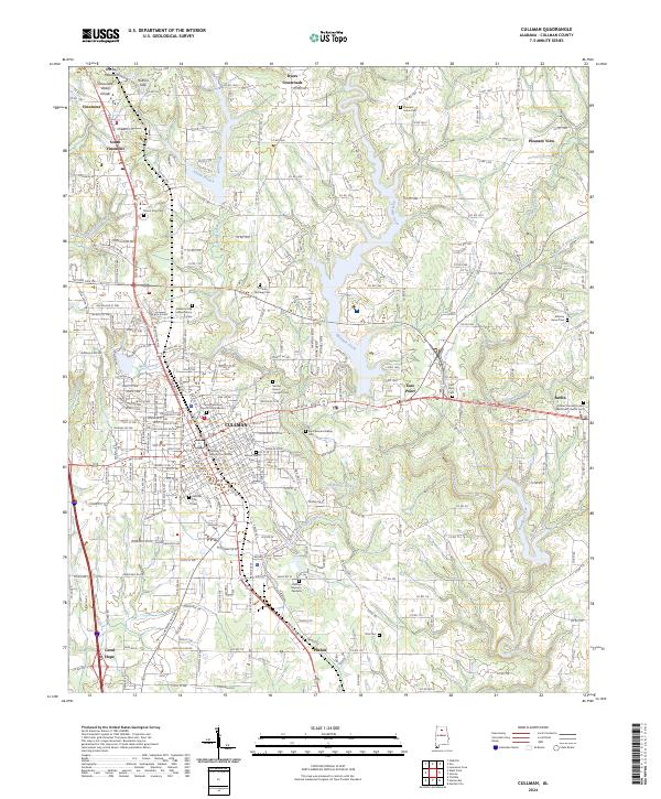 USGS Topographic Map – Cullman