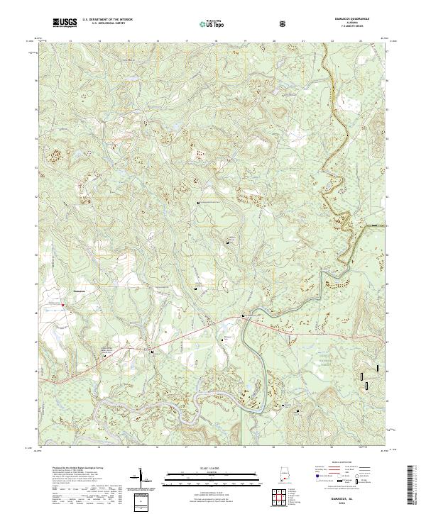 USGS Topographic Map – Damascus