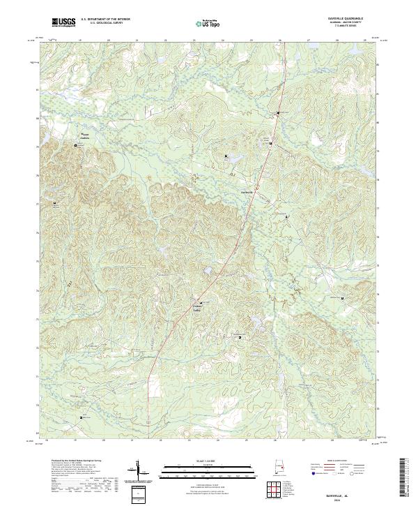 USGS Topographic Map – Davisville
