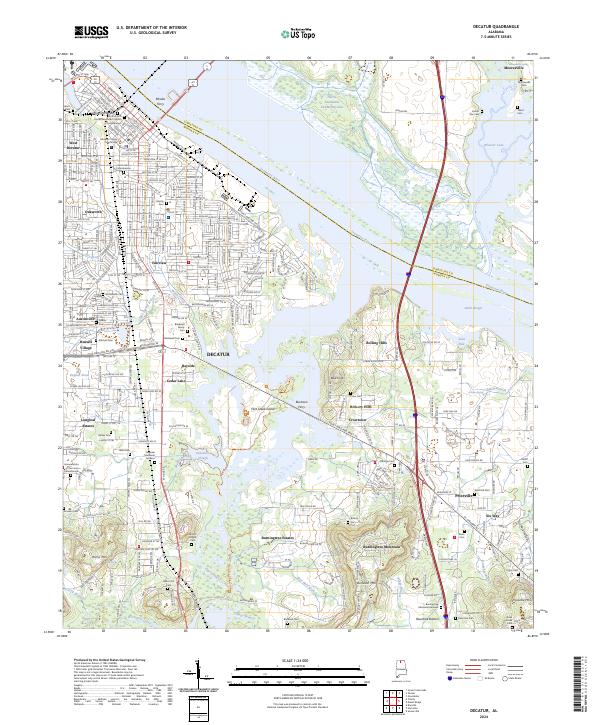 USGS Topographic Map – Decatur