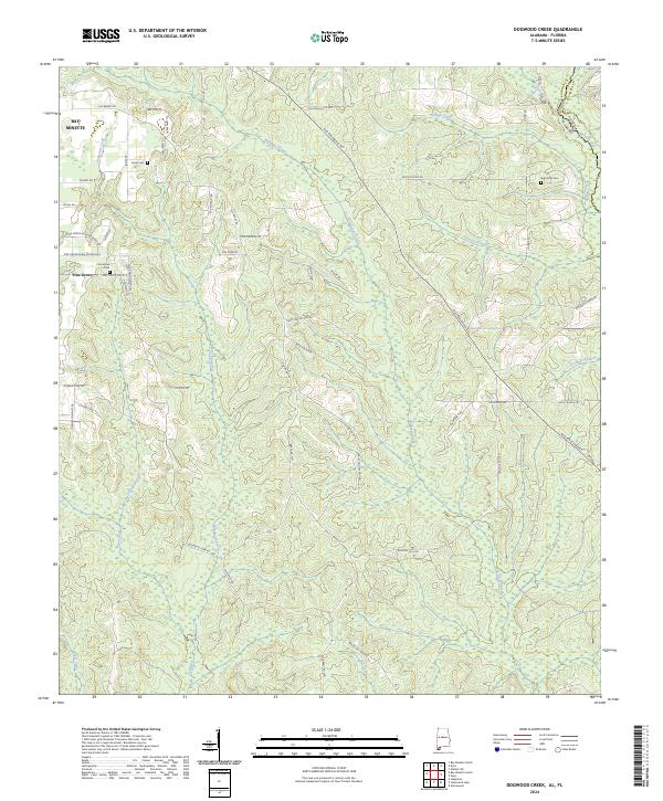 USGS Topographic Map – Dogwood Creek