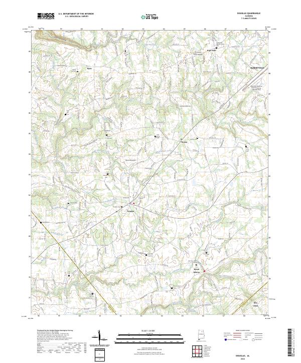 USGS Topographic Map – Douglas
