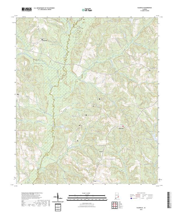 USGS Topographic Map – Elamville