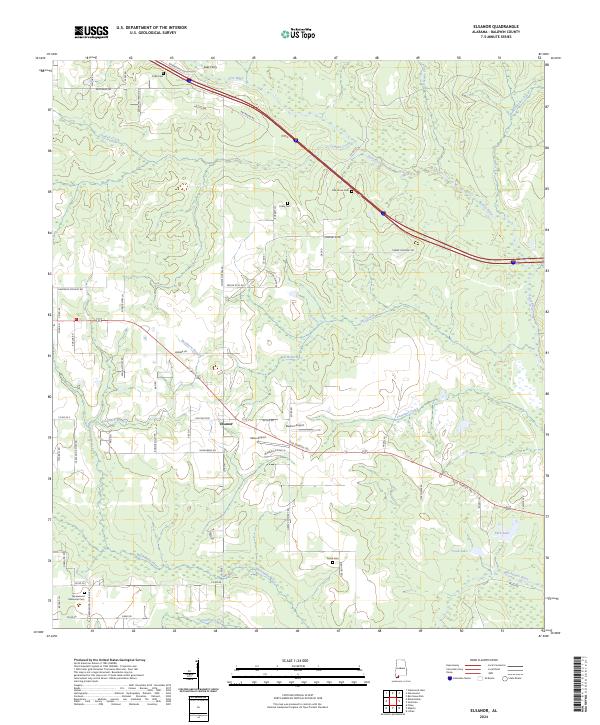 USGS Topographic Map – Elsanor