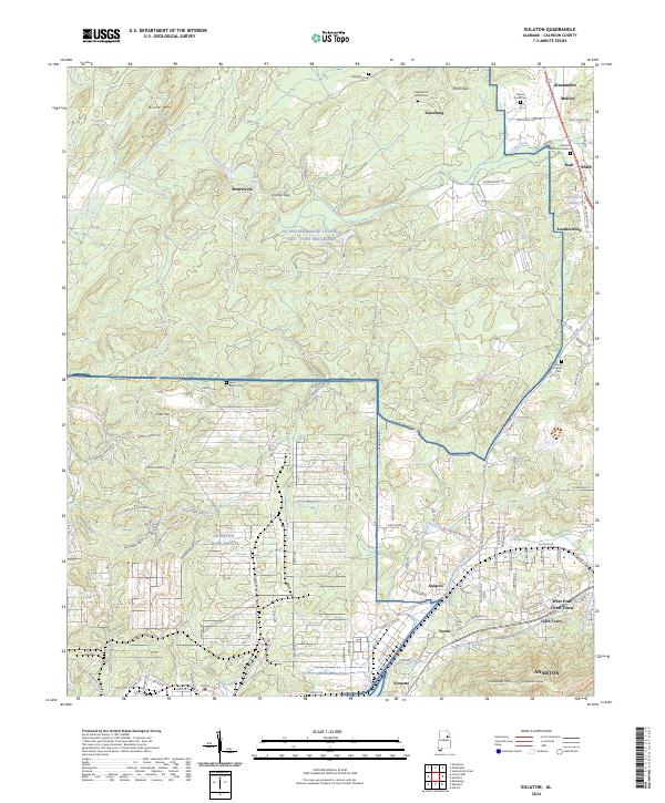 USGS Topographic Map – Eulaton