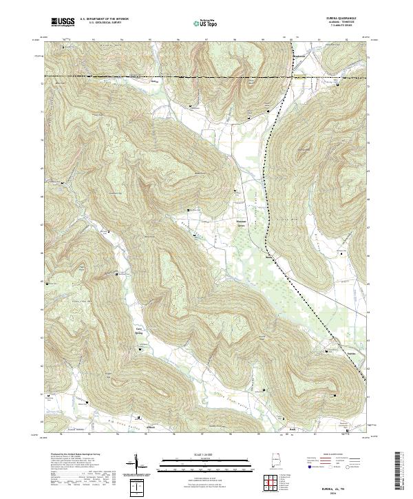 USGS Topographic Map – Eureka