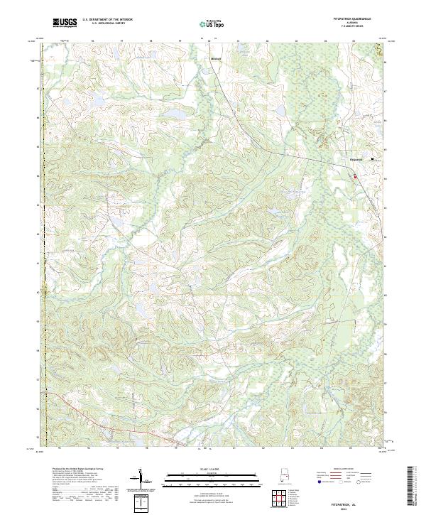 USGS Topographic Map – Fitzpatrick