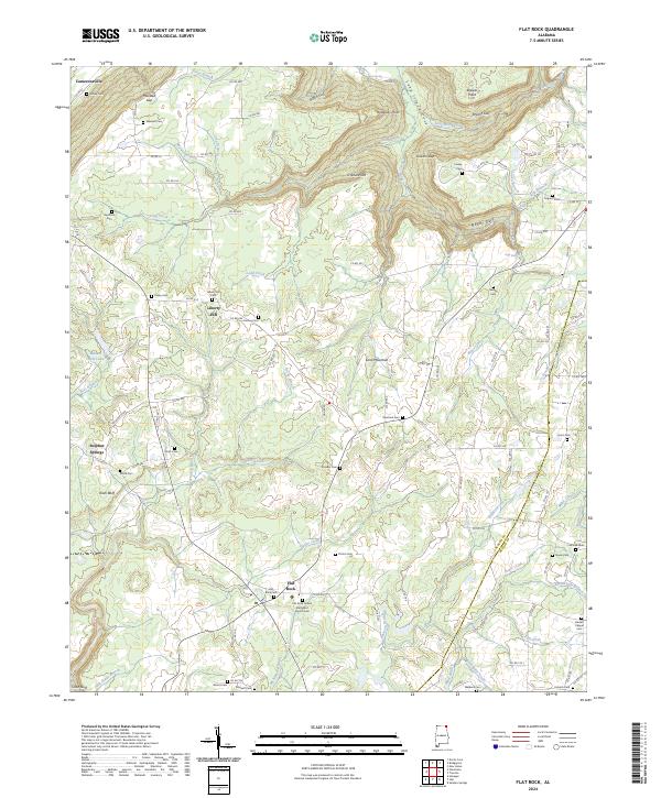 USGS Topographic Map – Flat Rock