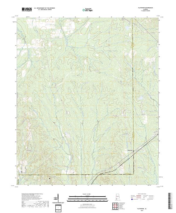 USGS Topographic Map – Flatwood