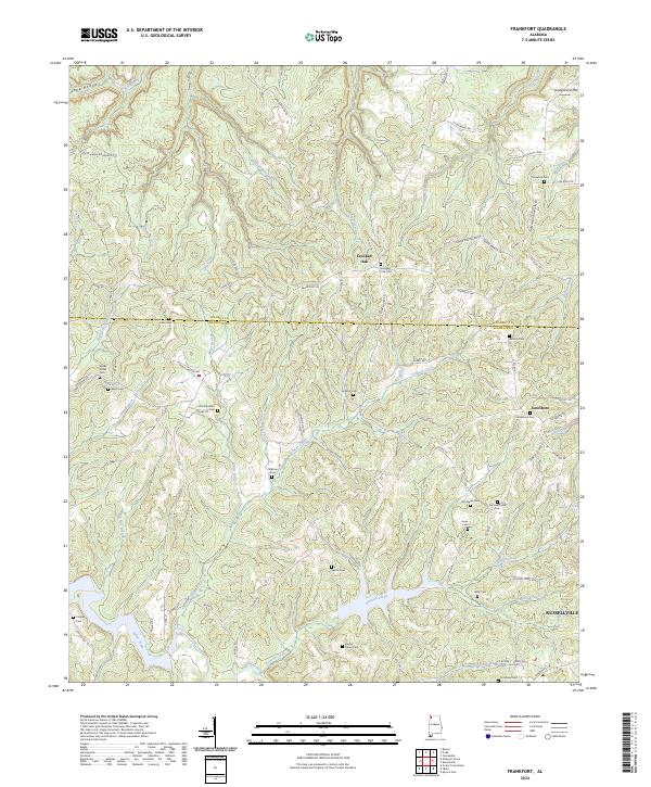 USGS Topographic Map – Frankfort