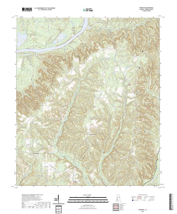 USGS Topographic Map – Franklin