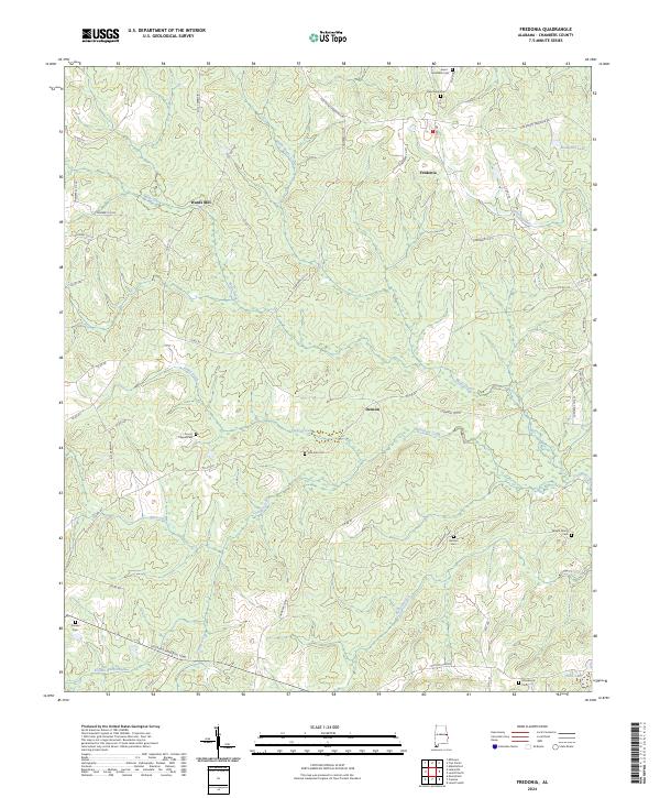 USGS Topographic Map – Fredonia