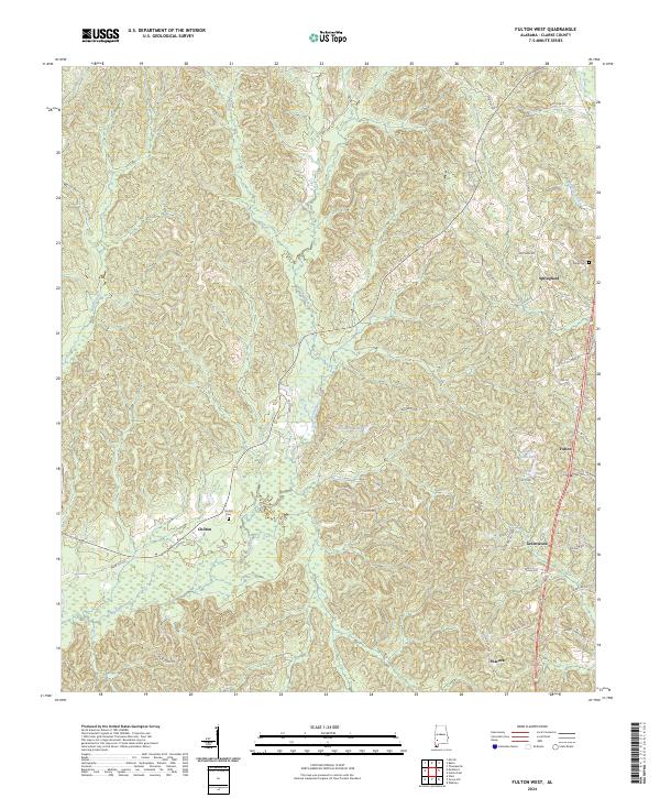 USGS Topographic Map – Fulton West