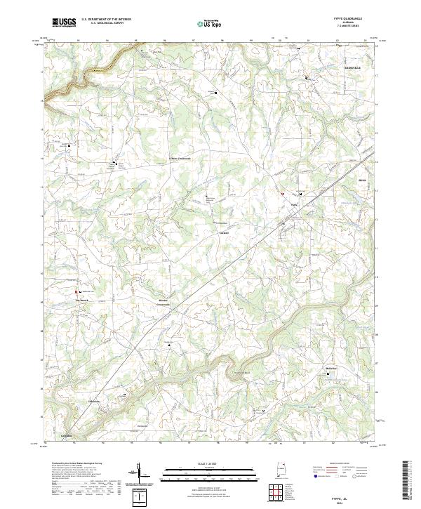 USGS Topographic Map – Fyffe