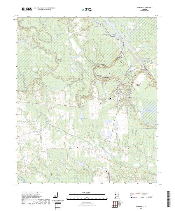 USGS Topographic Map – Gainesville