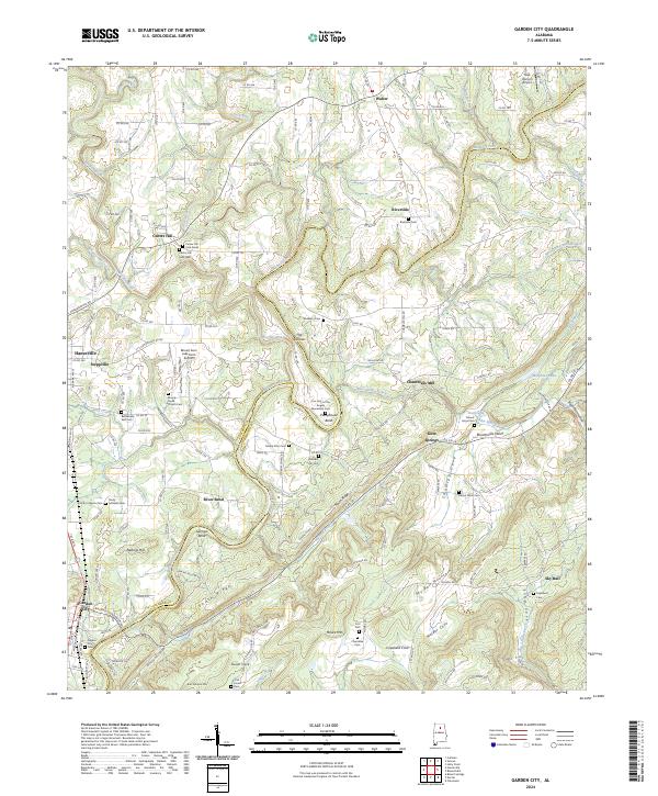USGS Topographic Map – Garden City