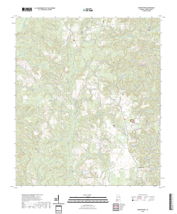 USGS Topographic Map – Georgetown
