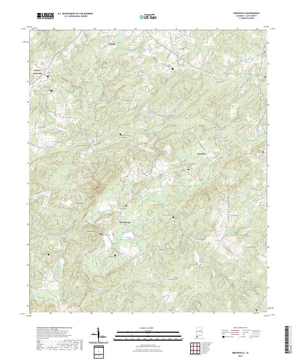 USGS Topographic Map – Gibsonville