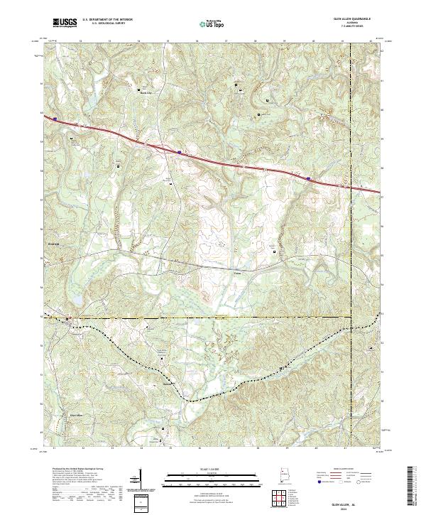 USGS Topographic Map – Glen Allen