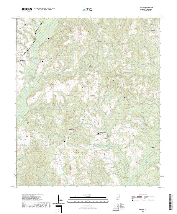 USGS Topographic Map – Goshen