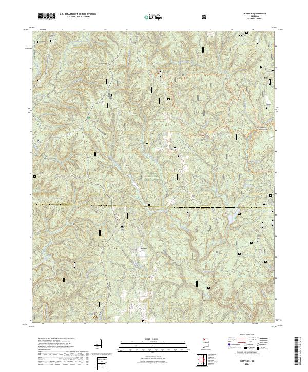 USGS Topographic Map – Grayson
