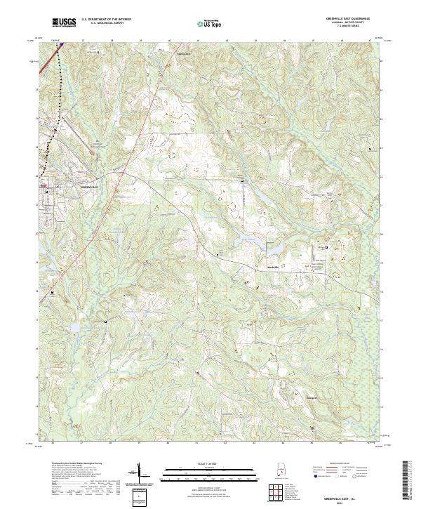 USGS Topographic Map – Greenville East