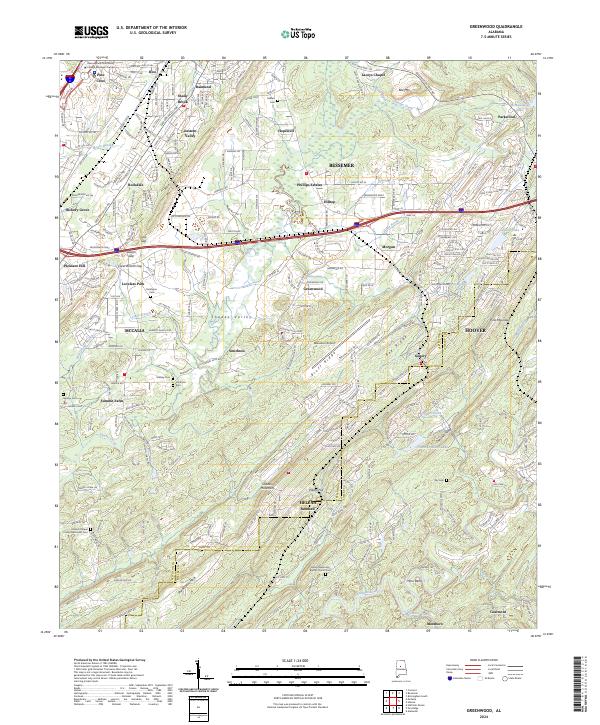 USGS Topographic Map – Greenwood