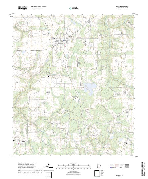 USGS Topographic Map – Hartford
