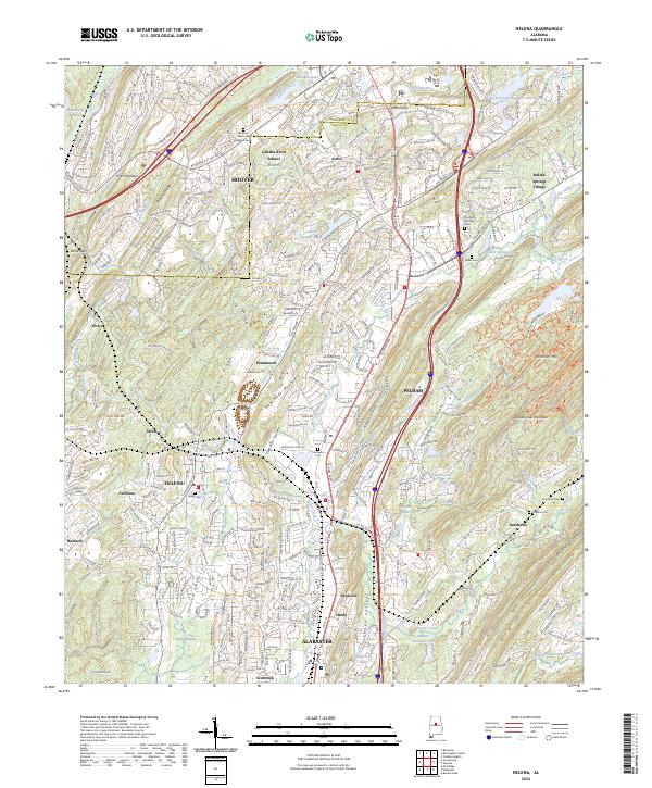 USGS Topographic Map – Helena