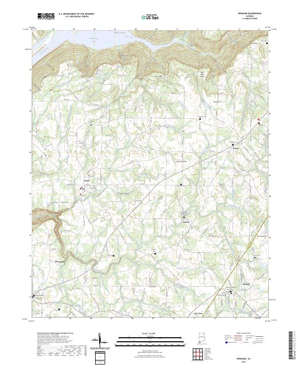 USGS Topographic Map – Henagar