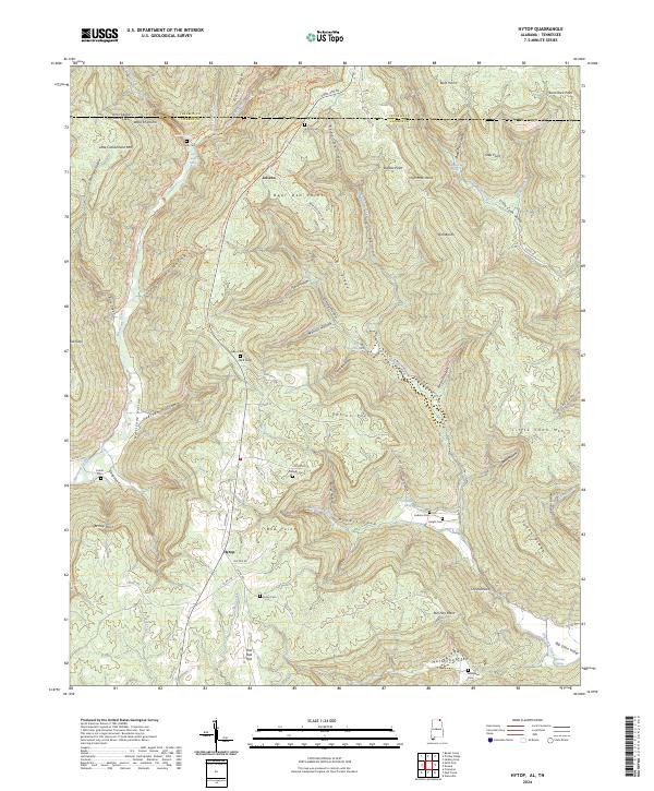 USGS Topographic Map – Hytop