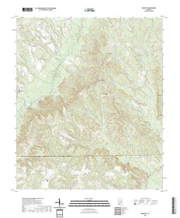 USGS Topographic Map – Industry