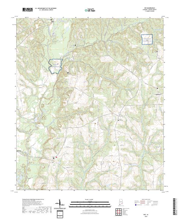 USGS Topographic Map – Ino