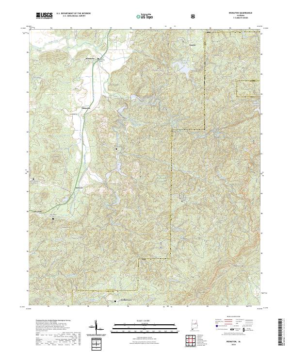 USGS Topographic Map – Ironaton