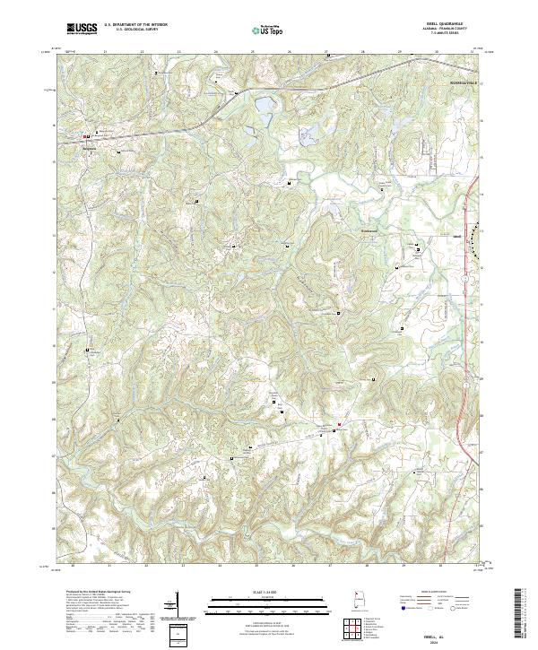 USGS Topographic Map – Isbell