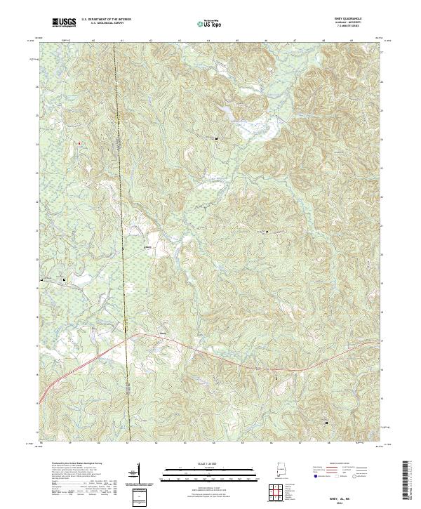 USGS Topographic Map – Isney